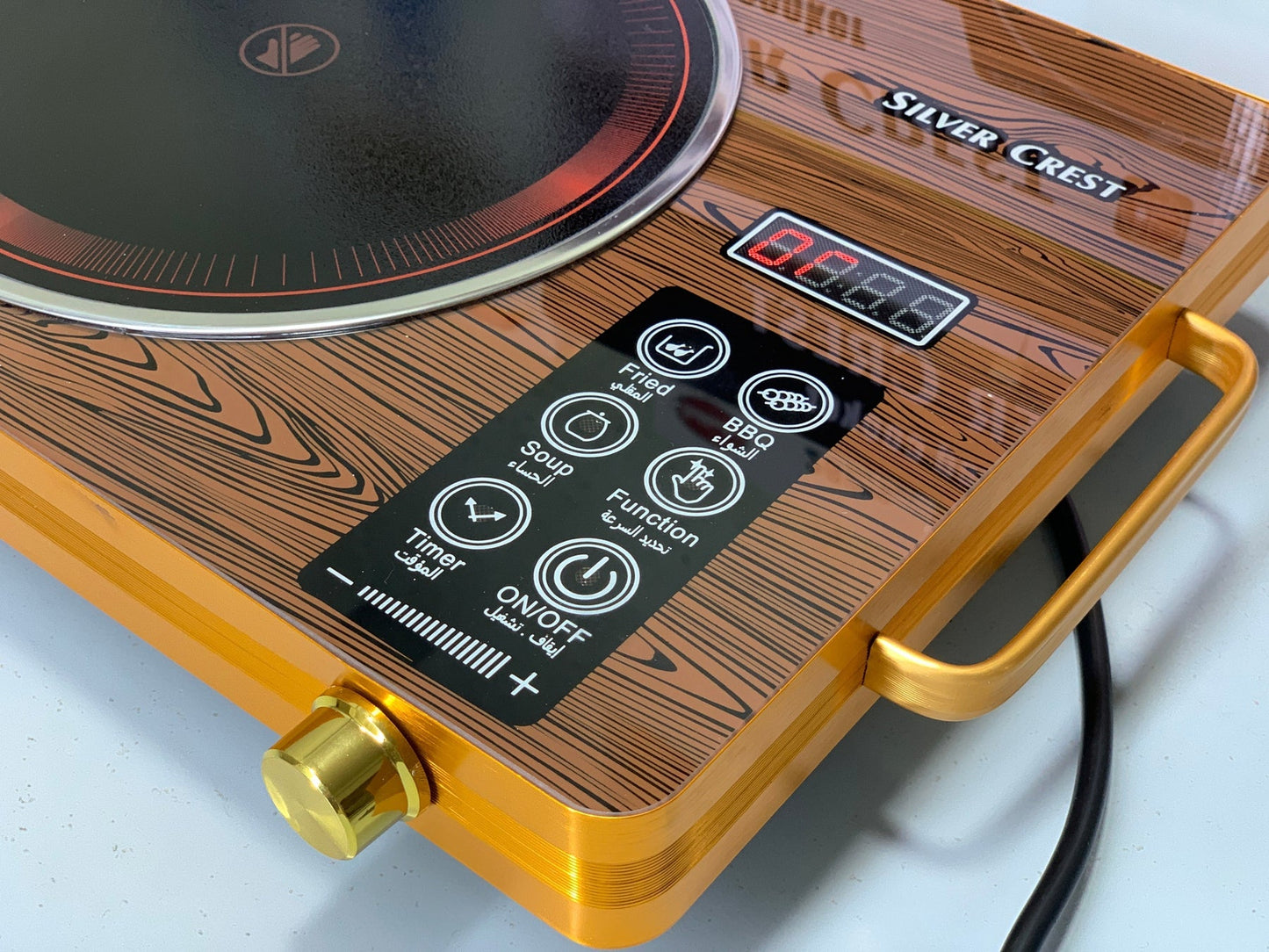 Silver Crest 3500W High Power Imported Infrared Electric Stove | Premium Glass Ceramic Induction Cooker | Multifunction Digital Hot Plate