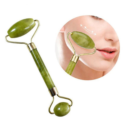Flawless Jade Roller With Guasha (Marble Stone) Stimulates healthier skin