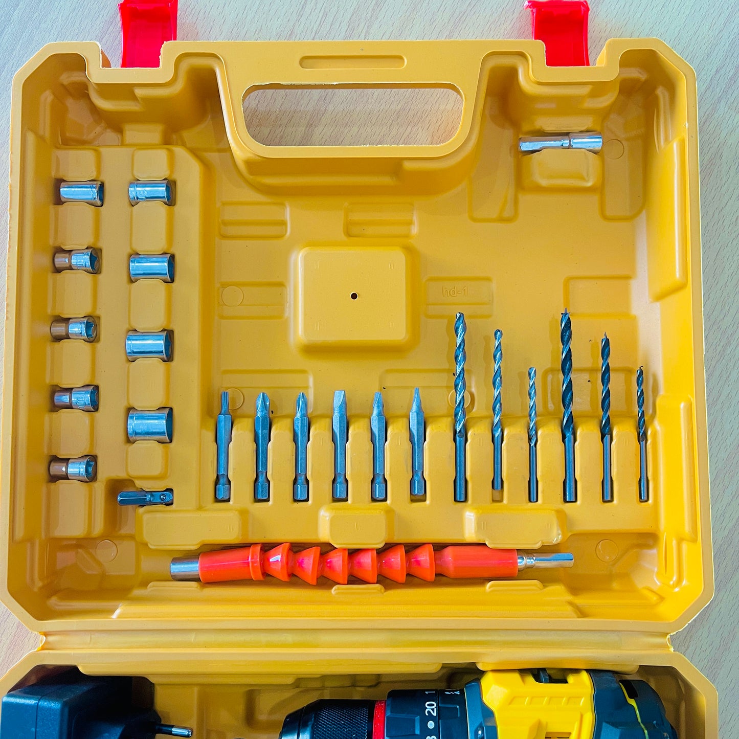 48V Variable 18-Speed Adjustment Impact Cordless Electric Drill Screw Screwdriver Machine Tool Hammer Drill Lithium Battery