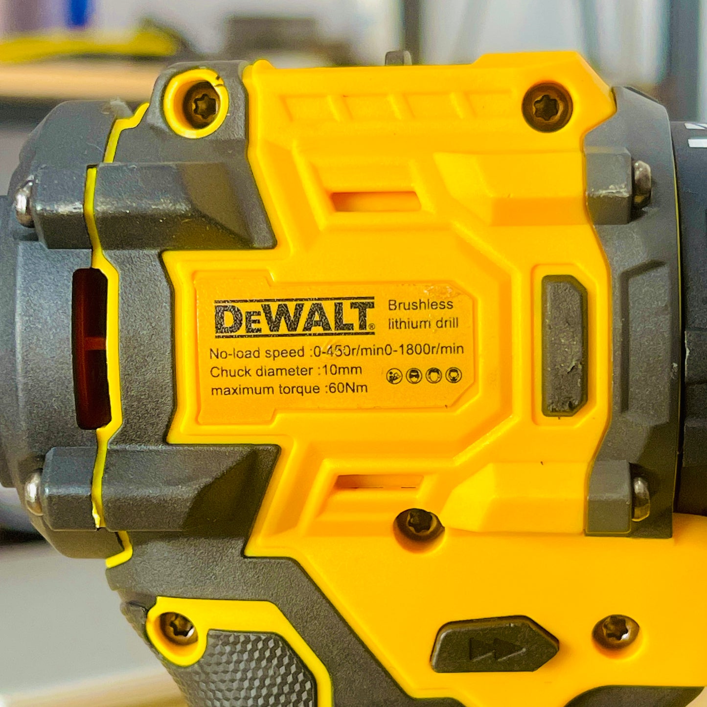 48V Variable 18-Speed Adjustment Impact Cordless Electric Drill Screw Screwdriver Machine Tool Hammer Drill Lithium Battery